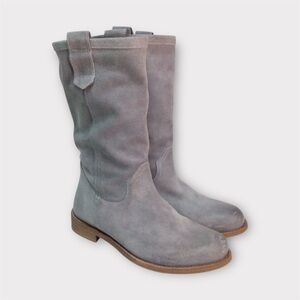 SUNDANCE Donovan Il Boots Suede Made in Italy Heather Gray Size 40